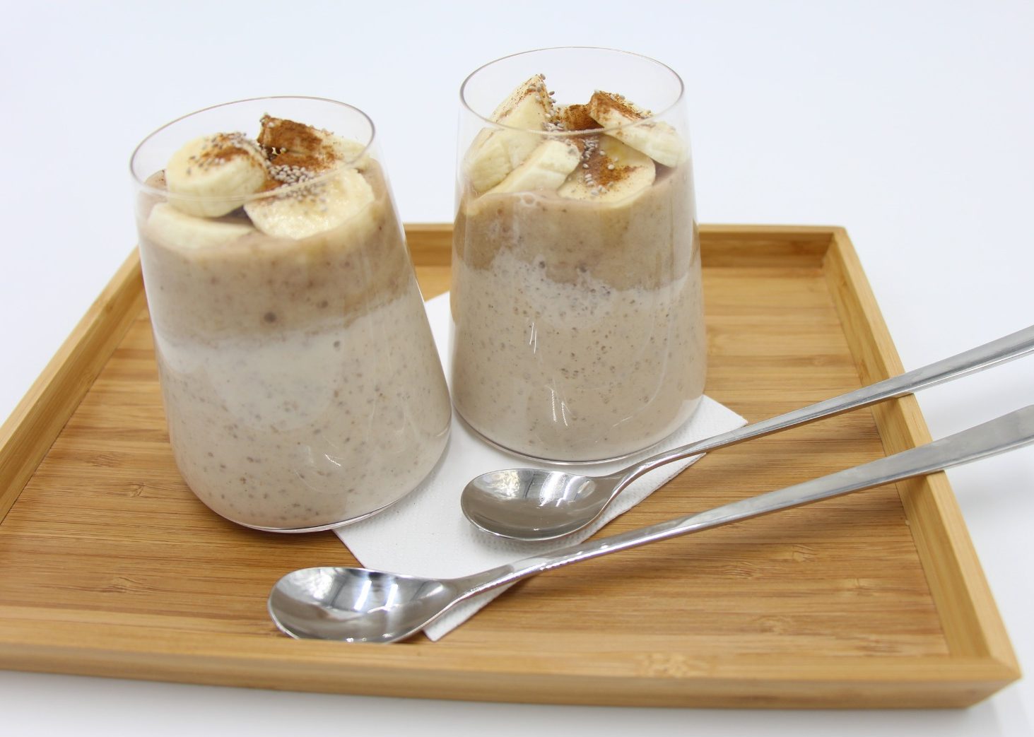 CINNAMON BANANA CHI PUDDING